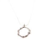 Silver Diamond Infinity Necklace by Dahlia Kanner