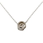 At Symbol Necklace - Recycled Sterling Silver