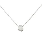 Heart Necklace - Recycled Sterling Silver