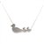 Mother Duck with Two Babies Necklace