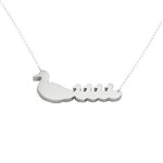 Mother Duck with four Babies Necklace