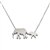 Mother and Baby Elephant Necklace