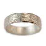 Wide Branch Wedding Band