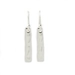 Elemental Silver Bar Earrings