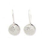 Elemental Silver Disc Earrings