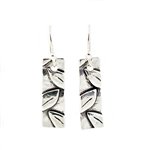 Falling Leaves Silver Earrings