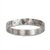 Narrow Rustic Hammered Wedding Band