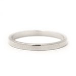 Classic Silver 2mm Square Edge Wedding Band