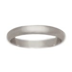 Classic 3mm Half Round Wedding Band