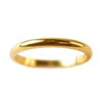 Classic 2mm Half Round Wedding Band