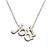 Build Your Own Initial Necklace in sterling silver