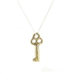 Petite Clover Leaf Key Necklace