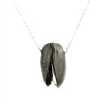 Silver Pistachio Necklace