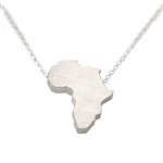 Africa Necklace - Recycled Sterling Silver