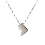 Washington DC Necklace - Recycled Sterling Silver