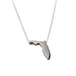 Florida Necklace - Recycled Sterling Silver