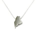 Maine Necklace - Recycled Sterling Silver