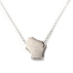 Wisconsin Necklace - Recycled Sterling Silver