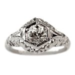 Henrietta Diamond Vintage Engagement Ring circa 1950