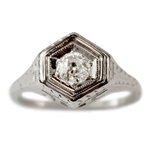 Mabel Diamond Vintage Engagement Ring circa 1950