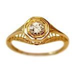 Beatrix Diamond Vintage Engagement Ring circa 1950