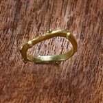 Gold Diamond Infinity Wedding Ring by Dahlia Kanner