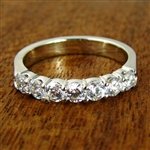 Classic Prong-Set Diamond Wedding Band