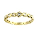 Dainty Crown Diamond Ring