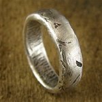 Rustic Men's Wedding Band