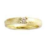 Gold Diamond Bouquet Engagement Ring by Dahlia Kanner