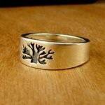 Men's Tree of Life Wedding Ring