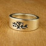 Women's Tree of Life Wedding Ring