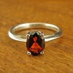 Oval Garnet Ring