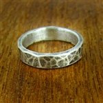 Hammered Silver Ring